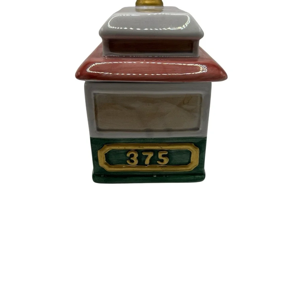 JKL 375 San‎ Francisco Trolley Cookie Jar Ceramic Inspired By Powell-Hyde line